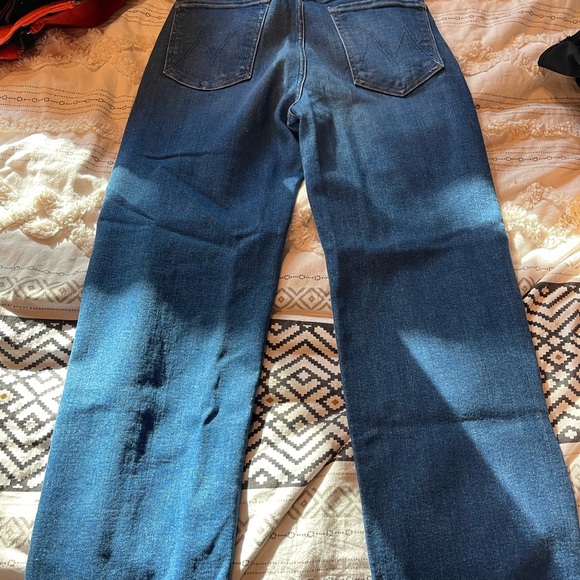 MOTHER Dark Blue Flare Jeans - Picture 6 of 9